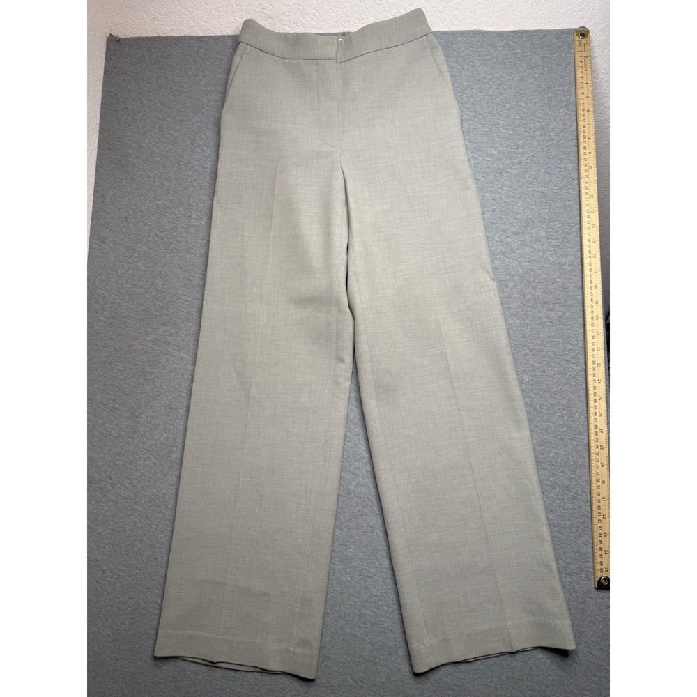Wilfred Wide Leg Trousers Women Size 4 Beige High Rise Straight Pants